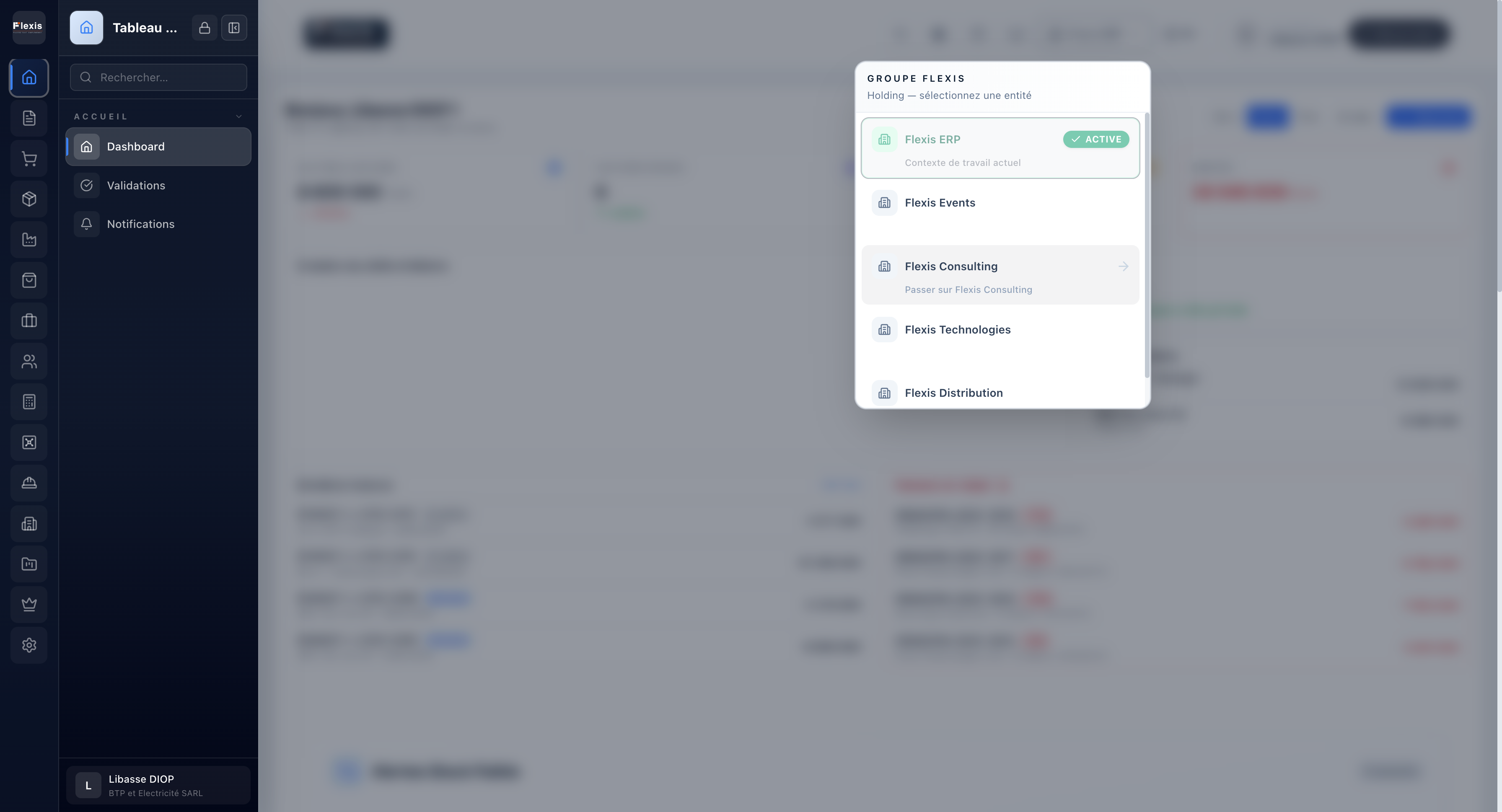 Multi-tenant — Vue groupe
